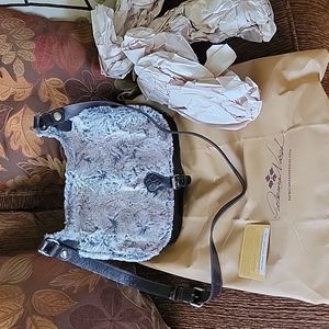 ❣️Patricia Nash leather and fur, Cross body or Shoulder bag